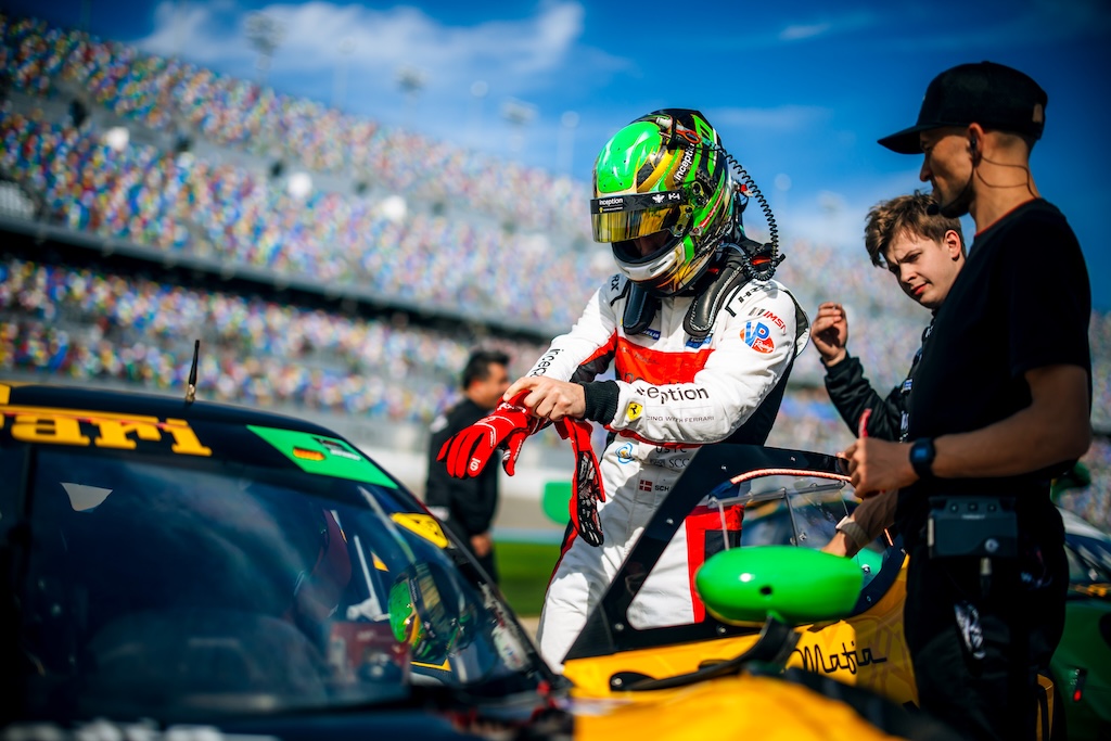 Trods skuffende resultat: Frederik Schandorff mestrede Daytona.
(Foto: Inception Racing)